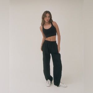 Adanola Nylon Pants - Black